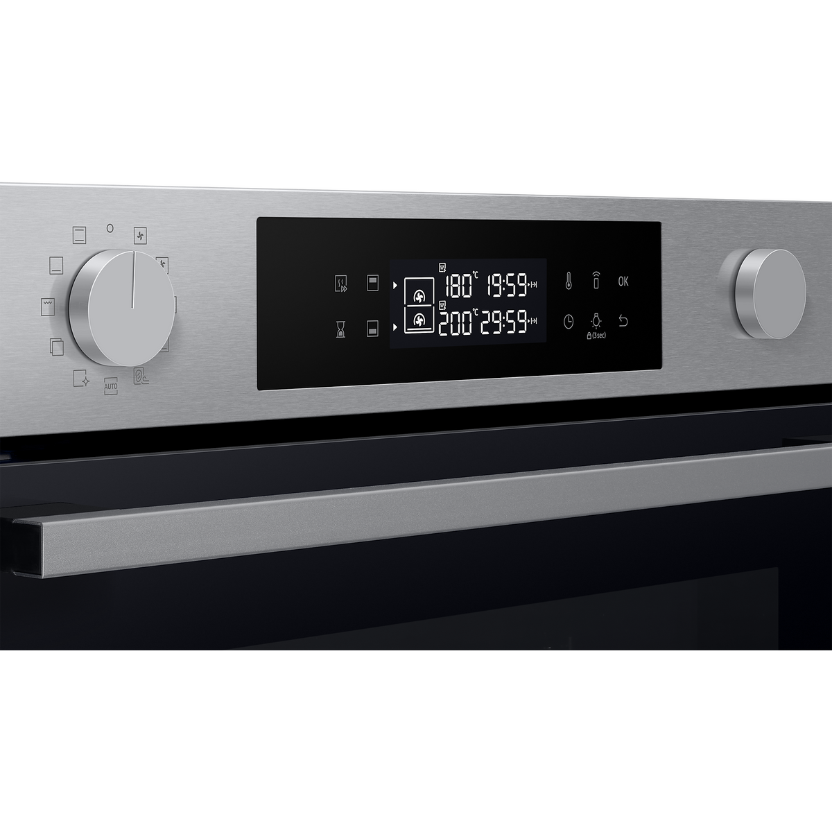 Samsung Series 4 76L Electric Smart Oven with Dual Cook - Stainless Steel | NV7B4430ZAS/U4 (7645101392060)