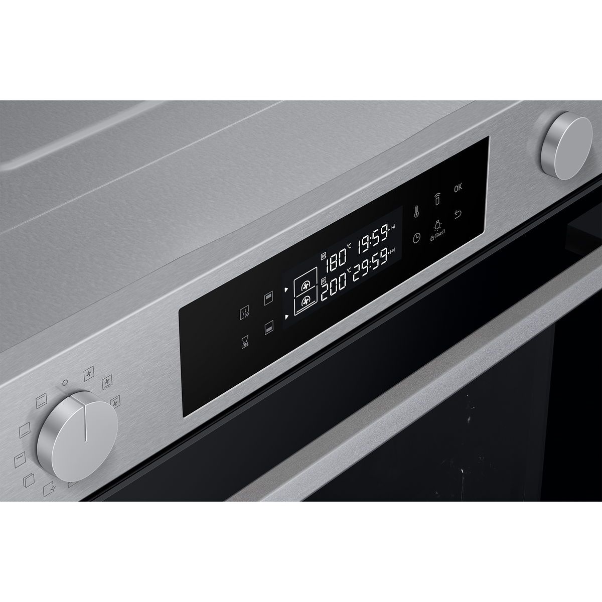 Samsung Series 4 76L Electric Smart Oven with Dual Cook - Stainless Steel | NV7B4430ZAS/U4 (7645101392060)