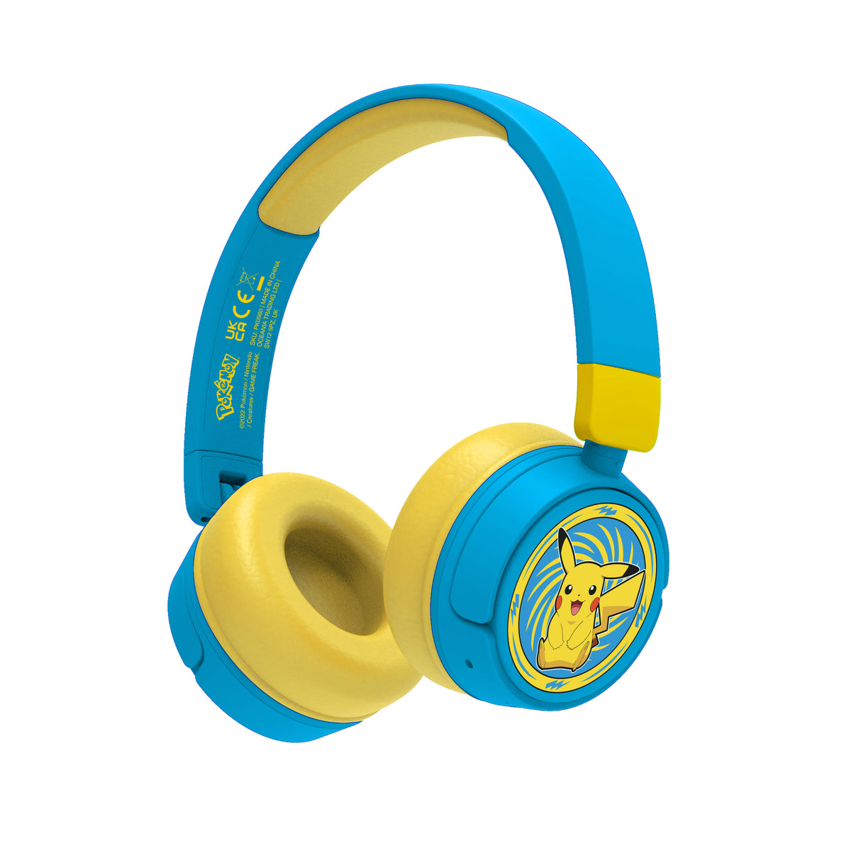 OTL Pokémon Pikachu Wireless Headphones - Blue &amp; Yellow | PK0980 from OTL - DID Electrical