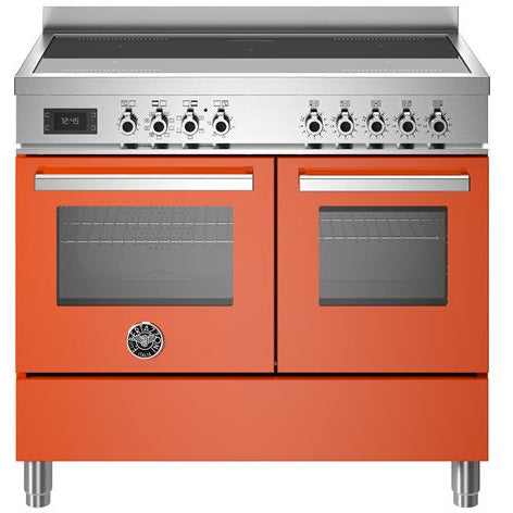 Bertazzoni Professional 100CM Dual Fuel Top Electric Range Cooker - Arancio | PRO105I2EART from Bertazzoni - DID Electrical