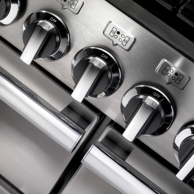 Rangemaster Professional+ 110cm Dual Fuel Range Cooker - Stainless Steel | PROP110DFFSS from Rangemaster - DID Electrical