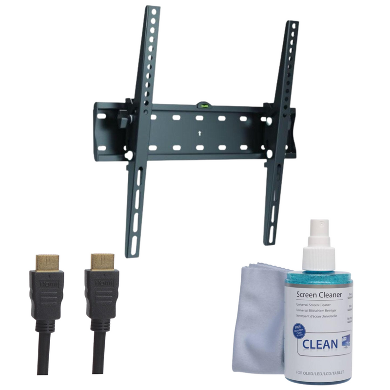 TV Bracket for 32" to 55" | 1m HDMI cable | Screen Cleaner Gel Bundle | TVBRABUN1 from iTech - DID Electrical