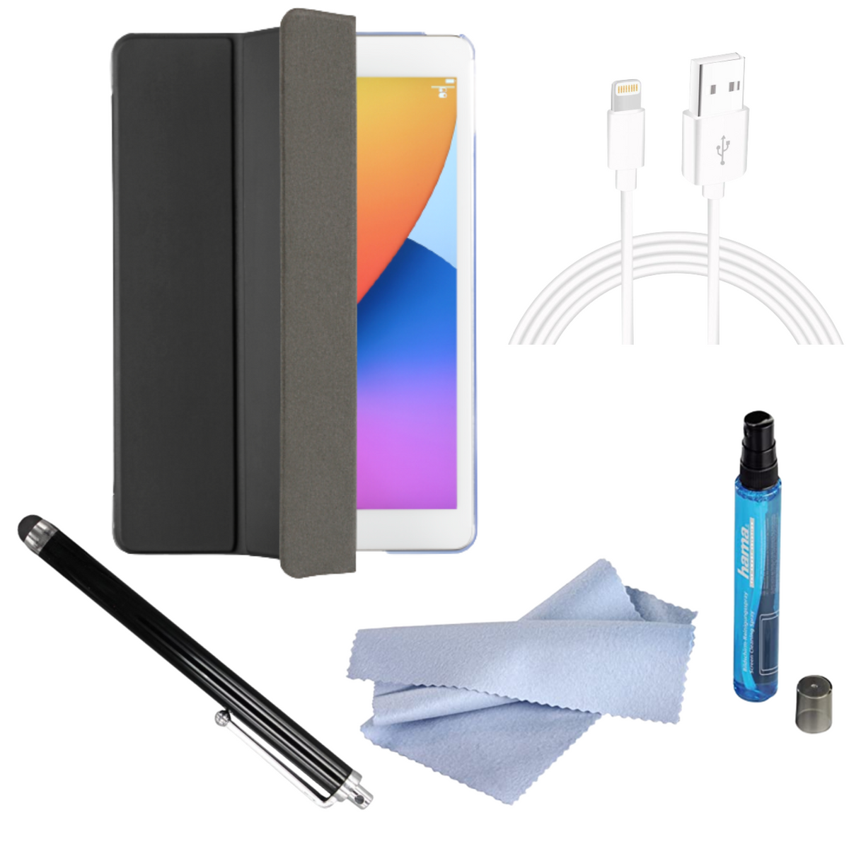 Hama Fold Clear Tablet Case for 10.2&quot; Apple iPad Bundle | TABLETBUN3 from Hama - DID Electrical