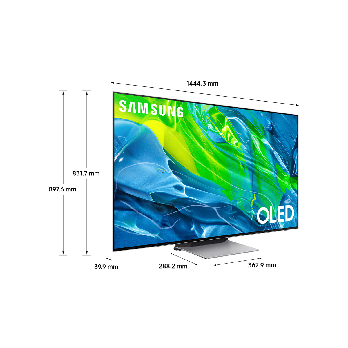 Samsung S95B 65" 4K Quantum HDR OLED Smart TV - Silver | QE65S95BATXXU (7494672679100)