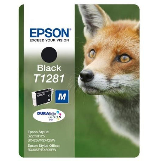 Epson Fox T1281 Ink Cartridge - Black | SEPS0300 (7671870521532)