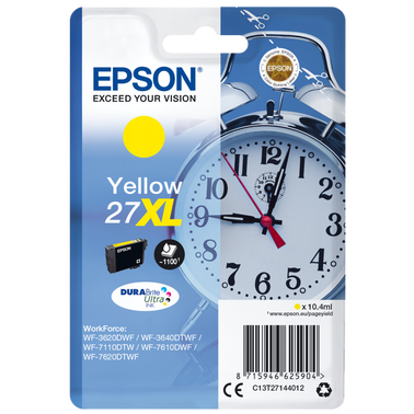 Epson 27XL 10.4ml XL Size Original Ink Cartridge - Yellow | SEPS1149 (7553498284220)