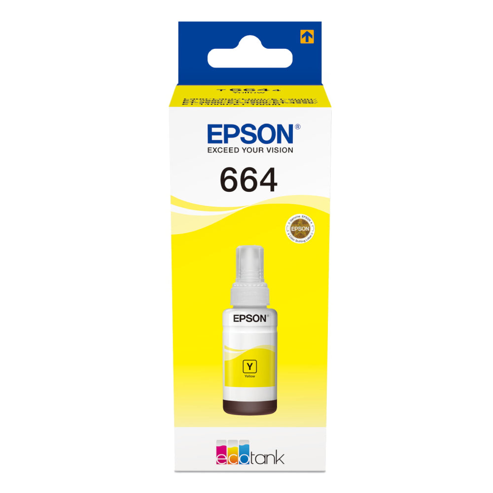 Epson T6644 70ml Original Ink Refill - Yellow | SEPS1179 (7549525065916)