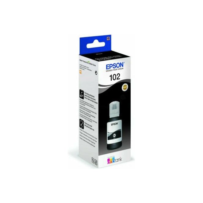 Epson 102 127ml Original Ink Bottle - Black | SEPS1315 (7557632884924)