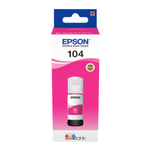 Epson EcoTank 104 65ml Original Ink Tank - Magenta | SEPS1433 (7549524836540)