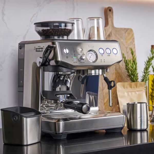 Sage The Barista Express Impress 1850W Espresso Coffee Machine - Brushed Stainless Steel | SES876BSS4GUK1 (7644994535612)