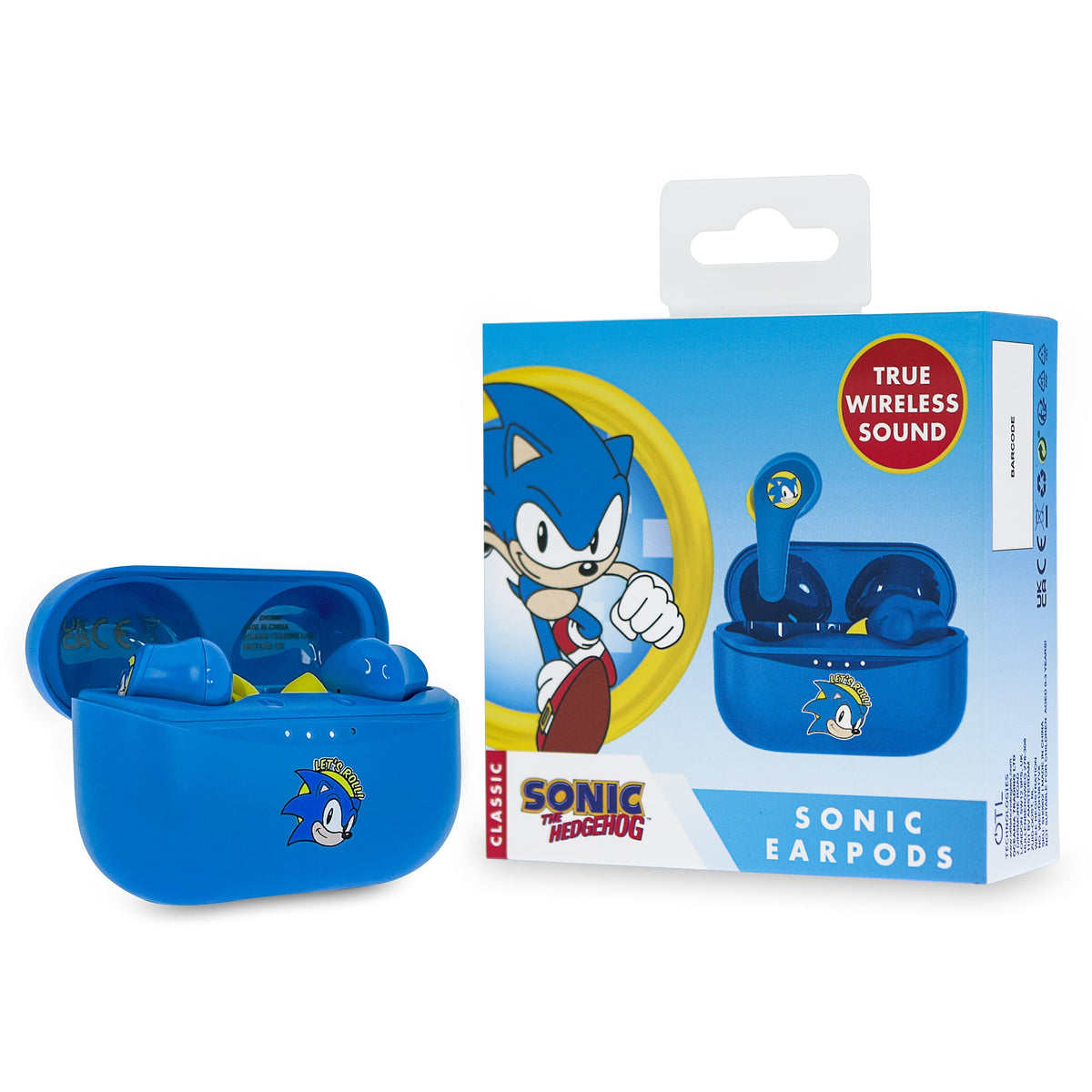 OTL SEGA Sonic The Hedgehog TWS Wireless Earphones - Blue | SHOO902 from OTL - DID Electrical