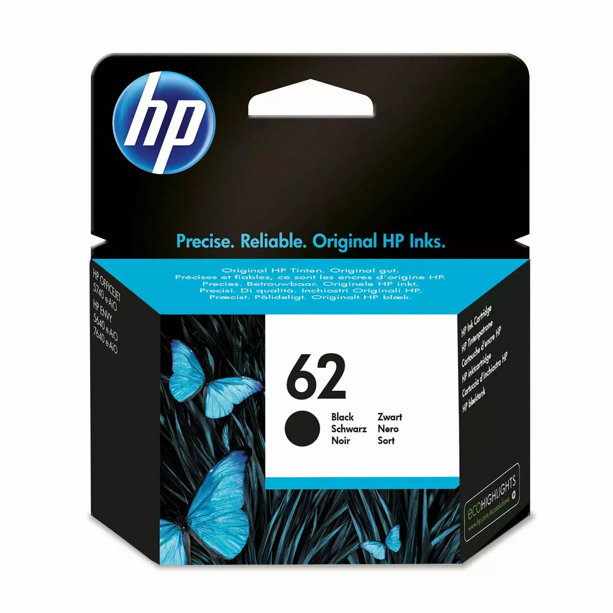 HP C2P04AE 62 Original Ink Cartridge - Black | SHPP1704 (7558621266108)
