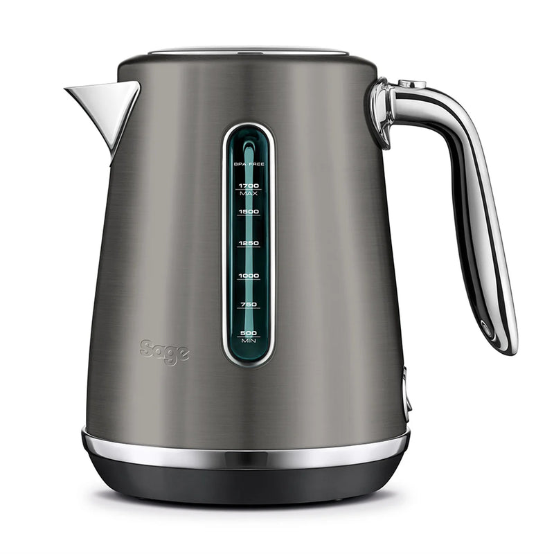 Sage The Soft Top Luxe 1.7L 2400W Kettle - Black Stainless Steel | SKE735BST4GUK1 from Sage - DID Electrical