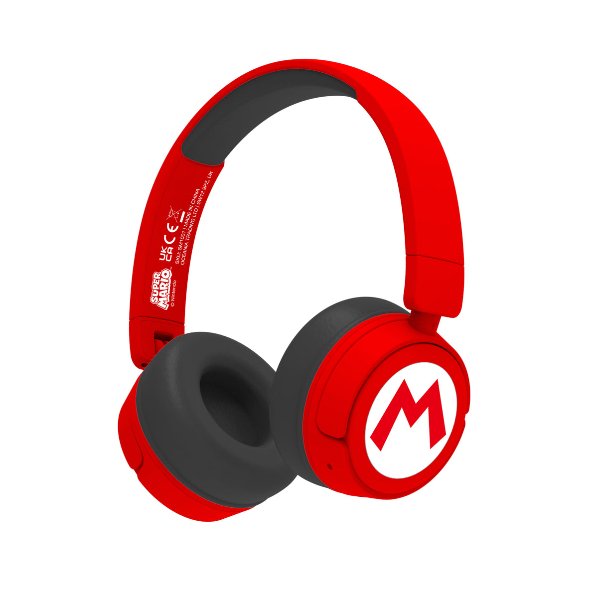 OTL Super Mario Kids Over-Ear Wireless Headphone - Red | SM1016 from OTL - DID Electrical