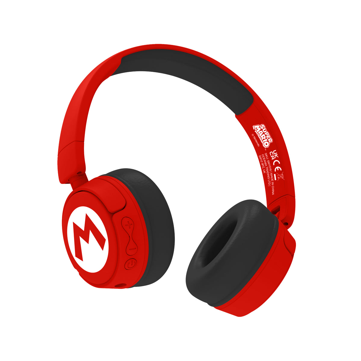 OTL Super Mario Kids Over-Ear Wireless Headphone - Red | SM1016 from OTL - DID Electrical