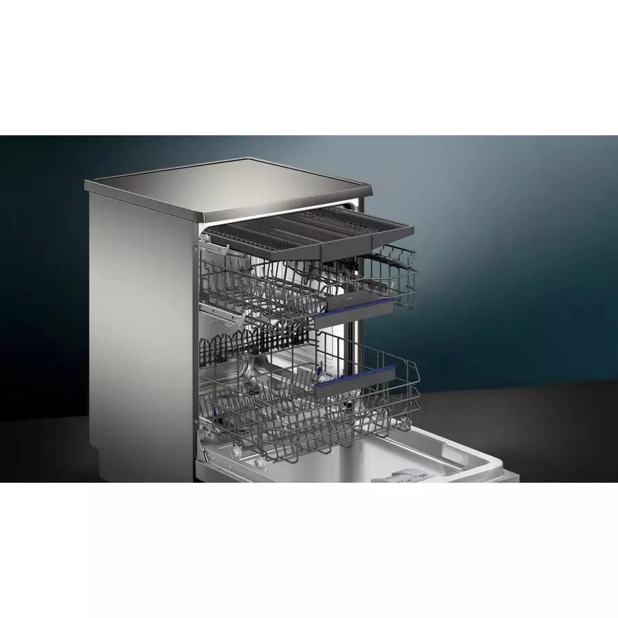 Siemens iQ300 60CM Freestanding Dishwasher - Silver Inox | SN23HI60CE from Siemens - DID Electrical