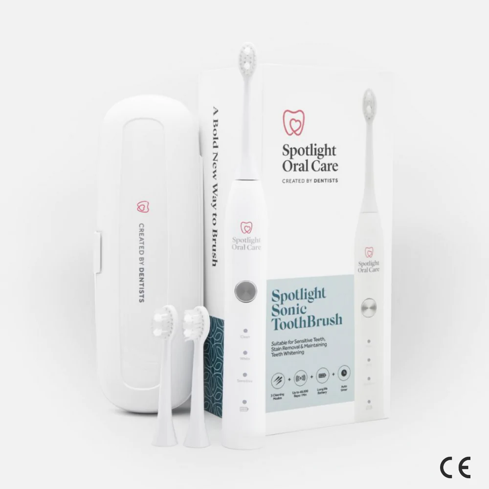 Spotlight Oral Care Sonic Electric Toothbrush - White | SONIC (7558863585468)