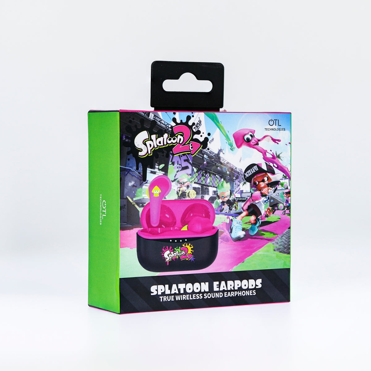 OTL Nintendo Spatoon 2 TWS In-Ear Wireless Earbuds - Pink &amp; Black | ST0884 from OTL - DID Electrical
