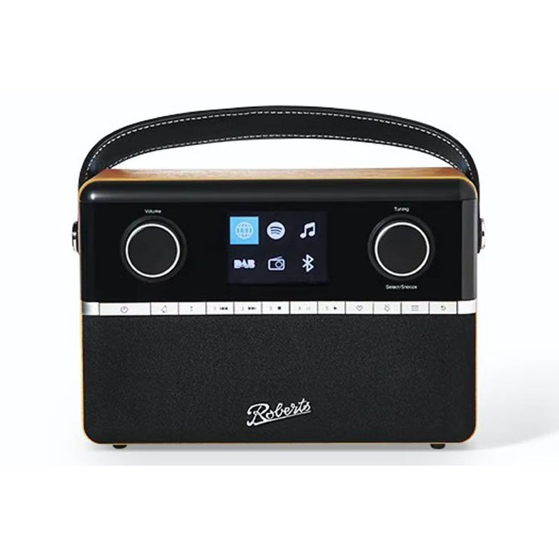 Roberts Stream 94L DAB+/DAB/FM/Internet Radio with Bluetooth - Black & Natural Wood | STREAM94LNW from Roberts - DID Electrical