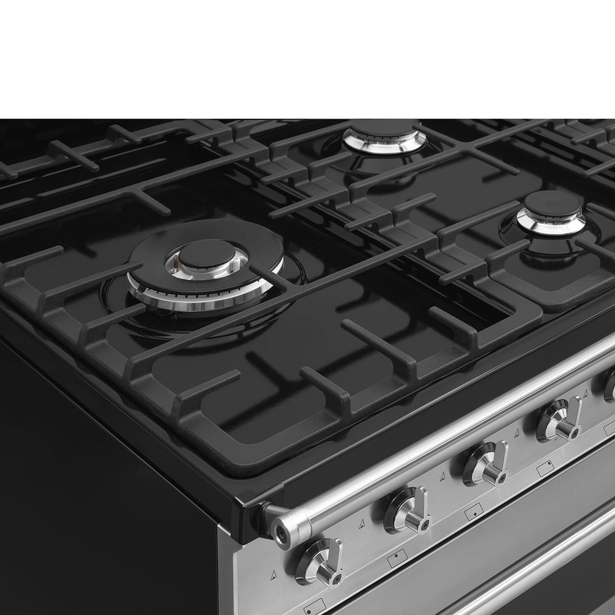 Smeg Symphony 90CM Freestanding Dual Fuel Range Cooker - Stainless Steel | SY93-1 (7552299565244)