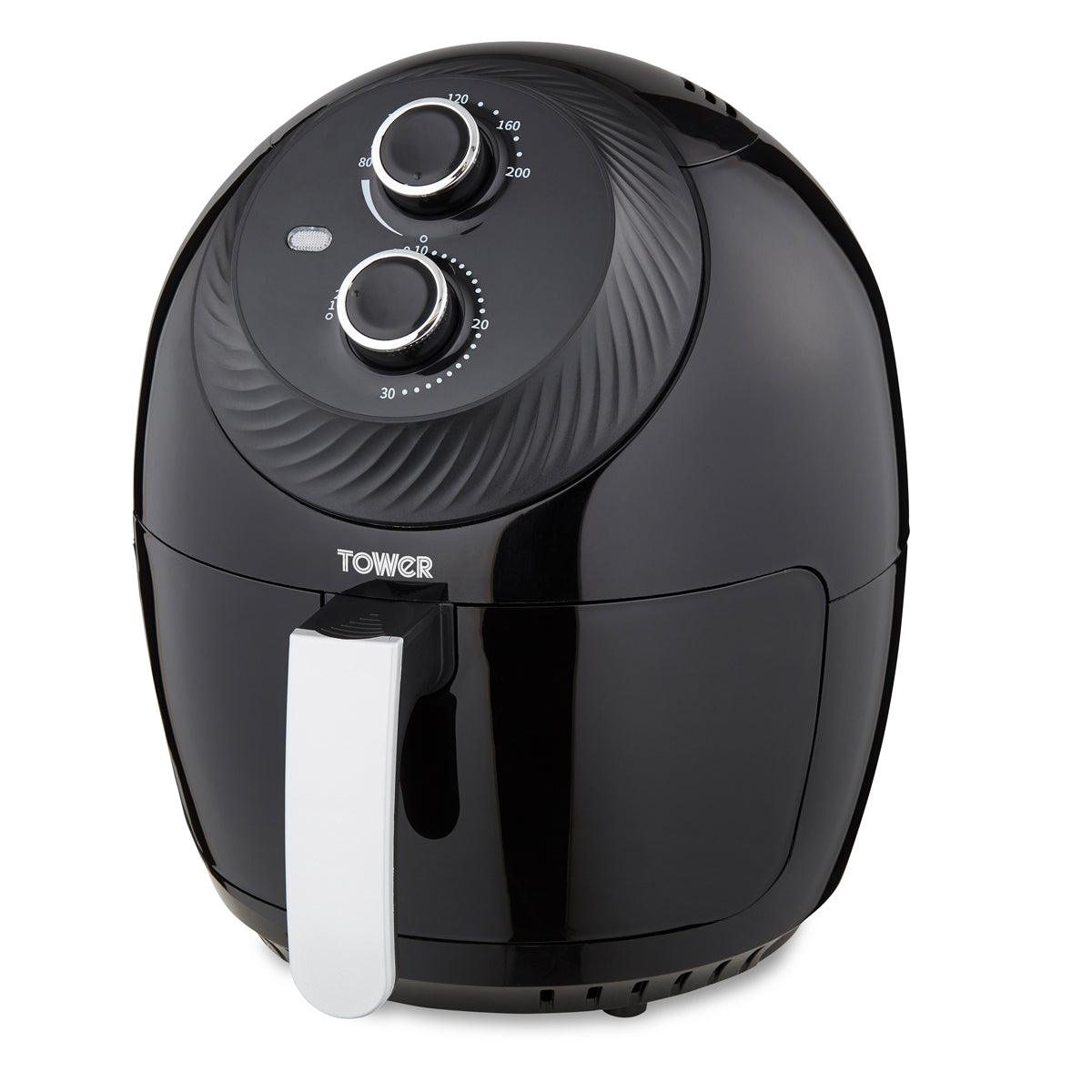 Tower Vortx 4L 1400W Manual Air Fryer - Black | T17082 (7658237460668)