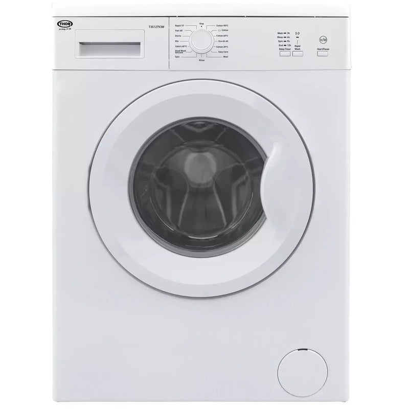 Open Boxed/ Ex-Display - Thor 7KG 1200 Spin Freestanding Washing Machine - White | T35127V3W from Thor - DID Electrical