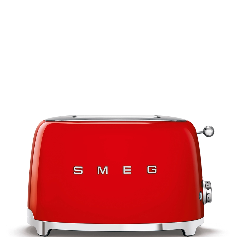 Smeg 950W 2 Slice Toaster - Red | TSF01RDUK from Smeg - DID Electrical