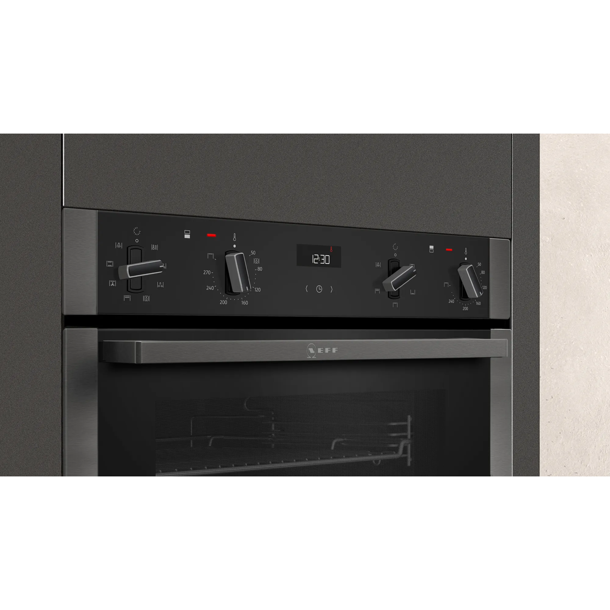 Neff N50 Built-In Electric Double Oven - Graphite Grey | U1ACE2HG0B (7594997285052)