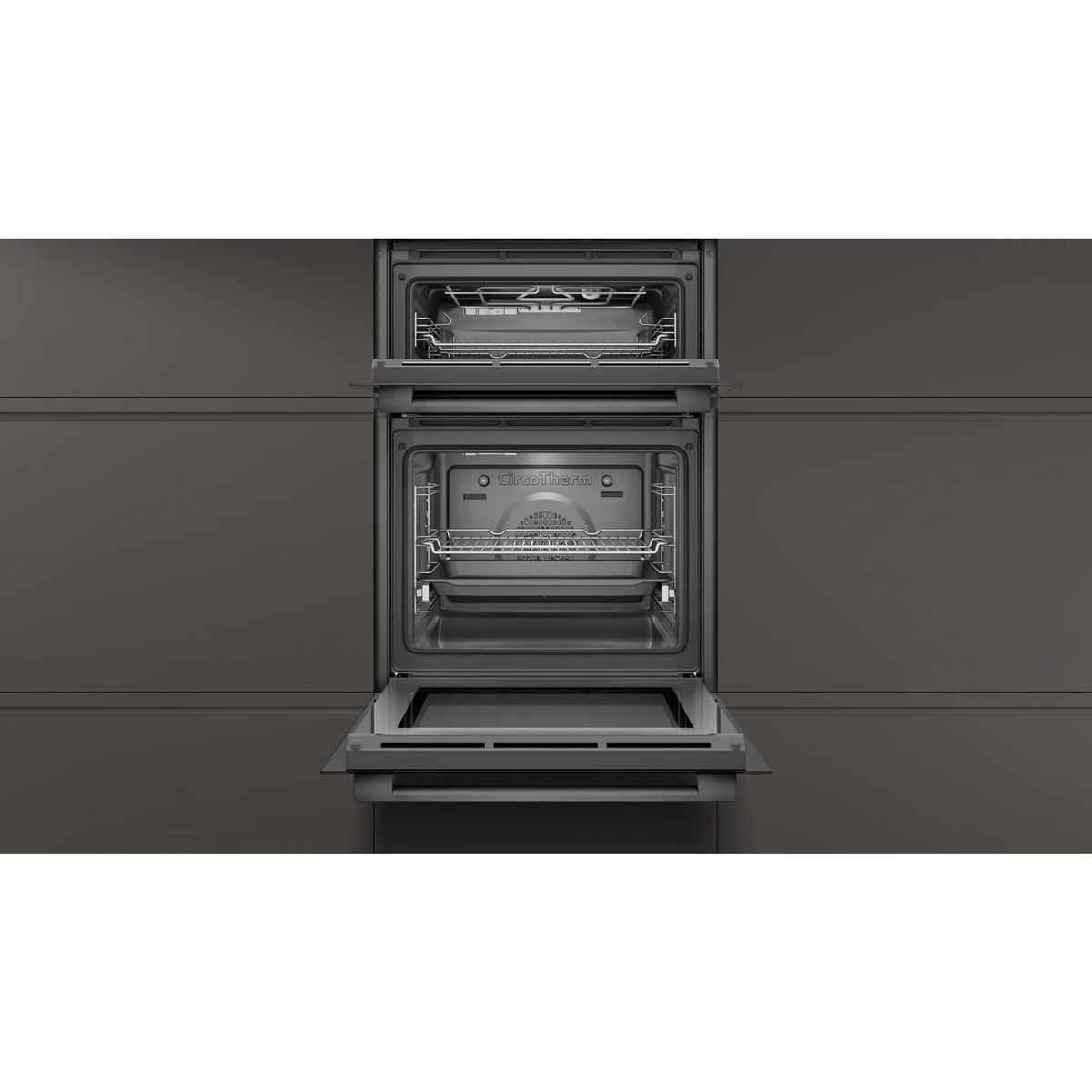 Neff N50 Built In Electric Double Oven Graphite Grey DID.ie