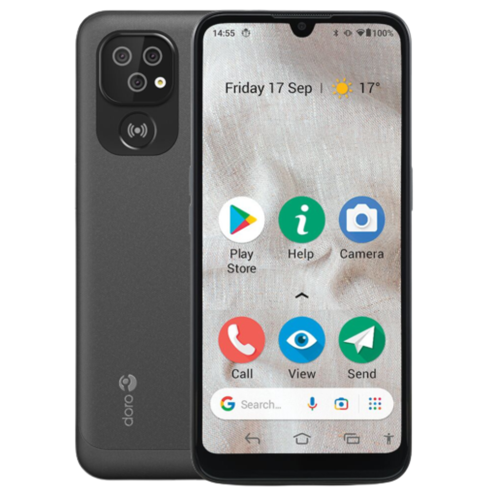 Doro 8100 4G 6.1" 32GB Smartphone - Grey | 8175 from Doro - DID Electrical