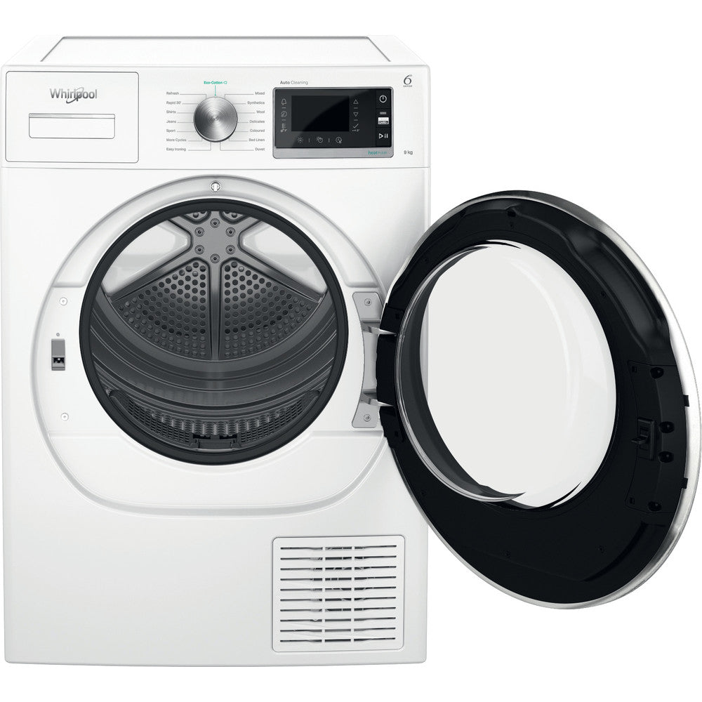 Whirlpool 9KG Freestanding Condenser Heat Pump Tumble Dryer - White | W6D94WRUK (7578866974908)