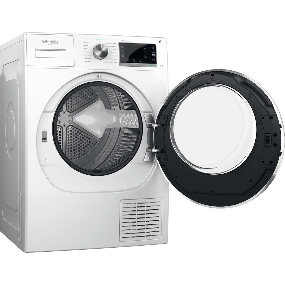 Whirlpool 9KG Freestanding Condenser Heat Pump Tumble Dryer - White | W6D94WRUK (7578866974908)