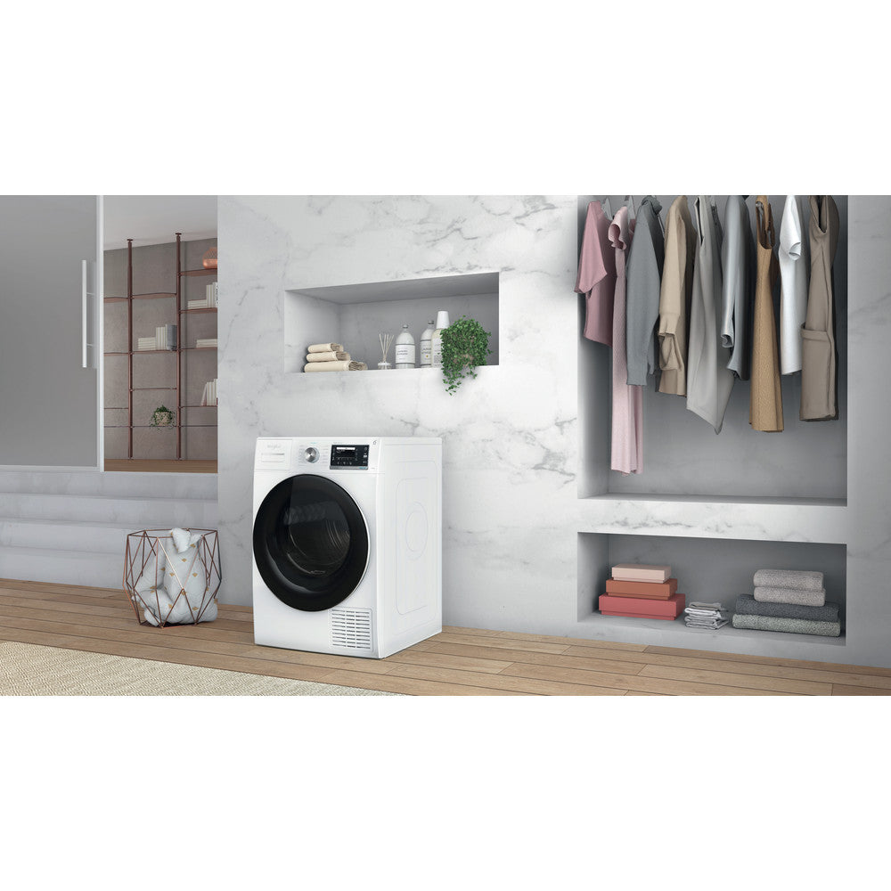 Whirlpool 9KG Freestanding Condenser Heat Pump Tumble Dryer - White | W6D94WRUK (7578866974908)