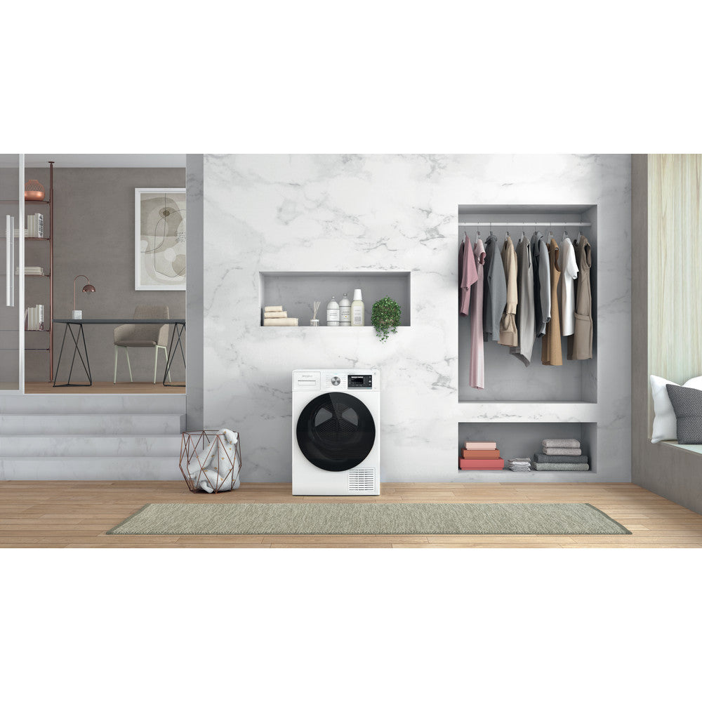 Whirlpool 9KG Freestanding Condenser Heat Pump Tumble Dryer - White | W6D94WRUK (7578866974908)