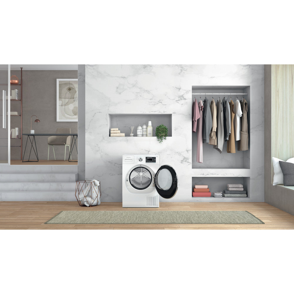 Whirlpool 9KG Freestanding Condenser Heat Pump Tumble Dryer - White | W6D94WRUK (7578866974908)