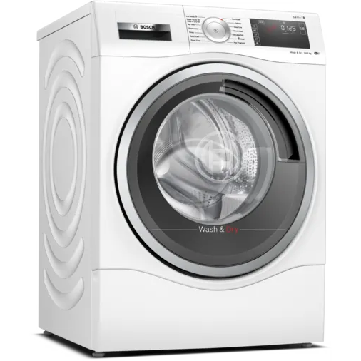 Bosch Serie 8 10KG/6KG 1400 Spin Freestanding Washer Dryer - White | WDU8H541GB from Bosch - DID Electrical