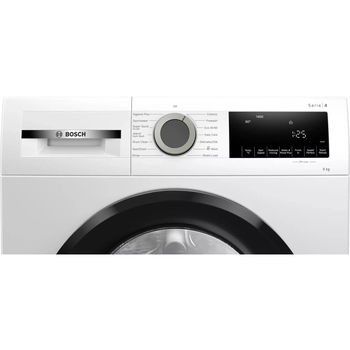 Bosch Series 4 9KG 1400RPM Freestanding Washing Machine - White | WGG04409GB (7653919719612)