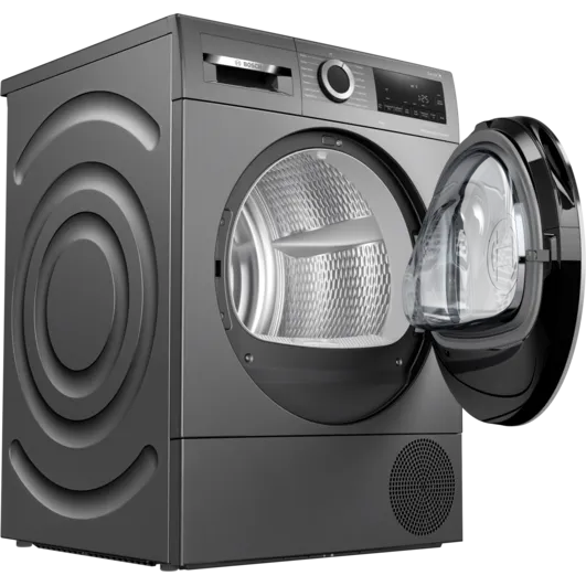 Bosch Series 6 9KG Freestanding Heat Pump Tumble Dryer - Cast Iron Grey | WQG245R9GB (7676731654332)