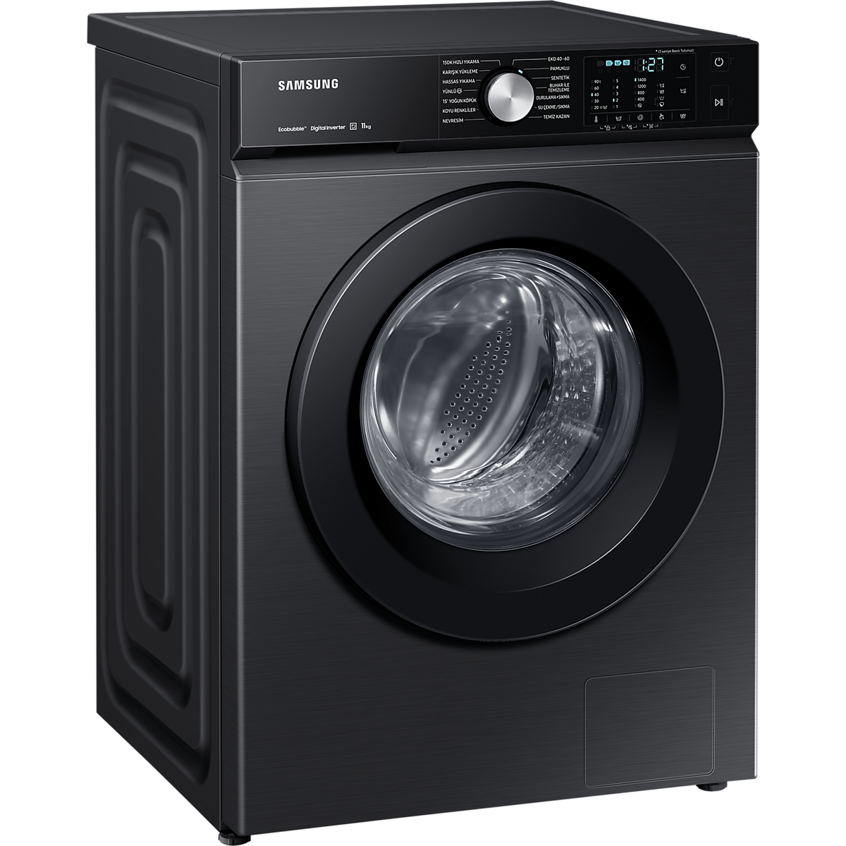 Samsung Bespoke AI Series 5 11KG 1400 RPM Washing Machine with Ecobubble &amp; SpaceMax - Black | WW11BBA046ABEU (7631955624124)