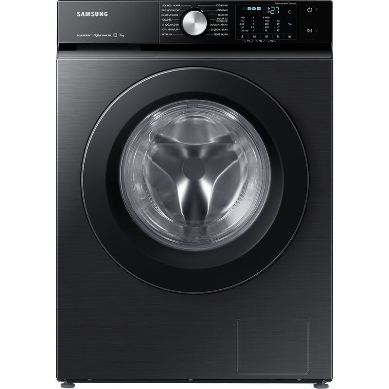 Samsung Bespoke AI Series 5 11KG 1400 RPM Washing Machine with Ecobubble & SpaceMax - Black | WW11BBA046ABEU (7631955624124)