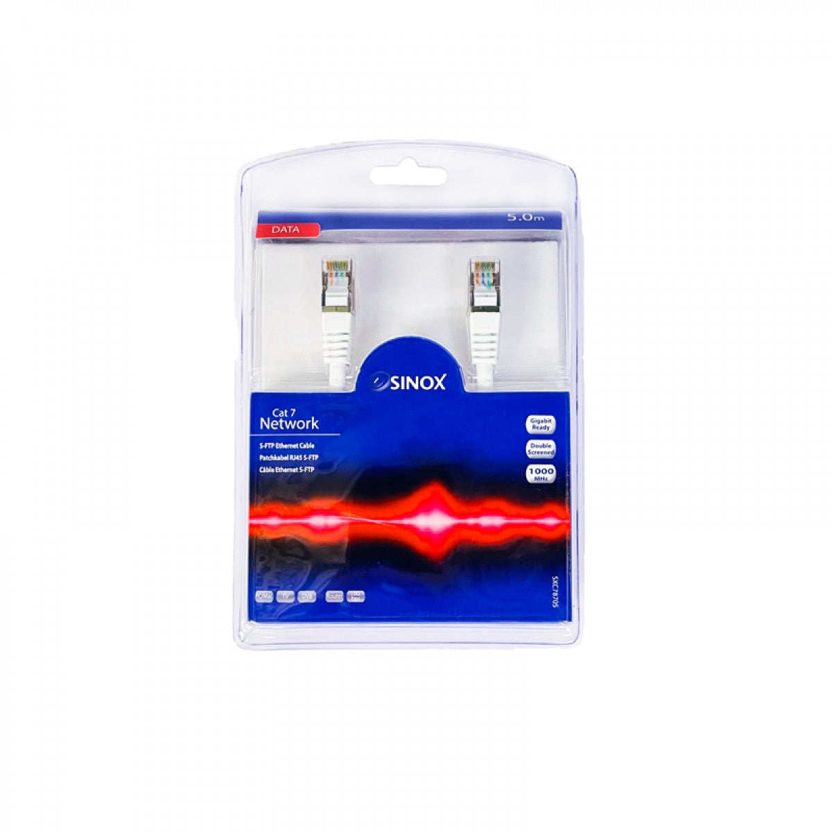 Sinox 5M S-FTP Cat7 RJ45 Ethernet Cable - White | XC78705 from Sinox - DID Electrical