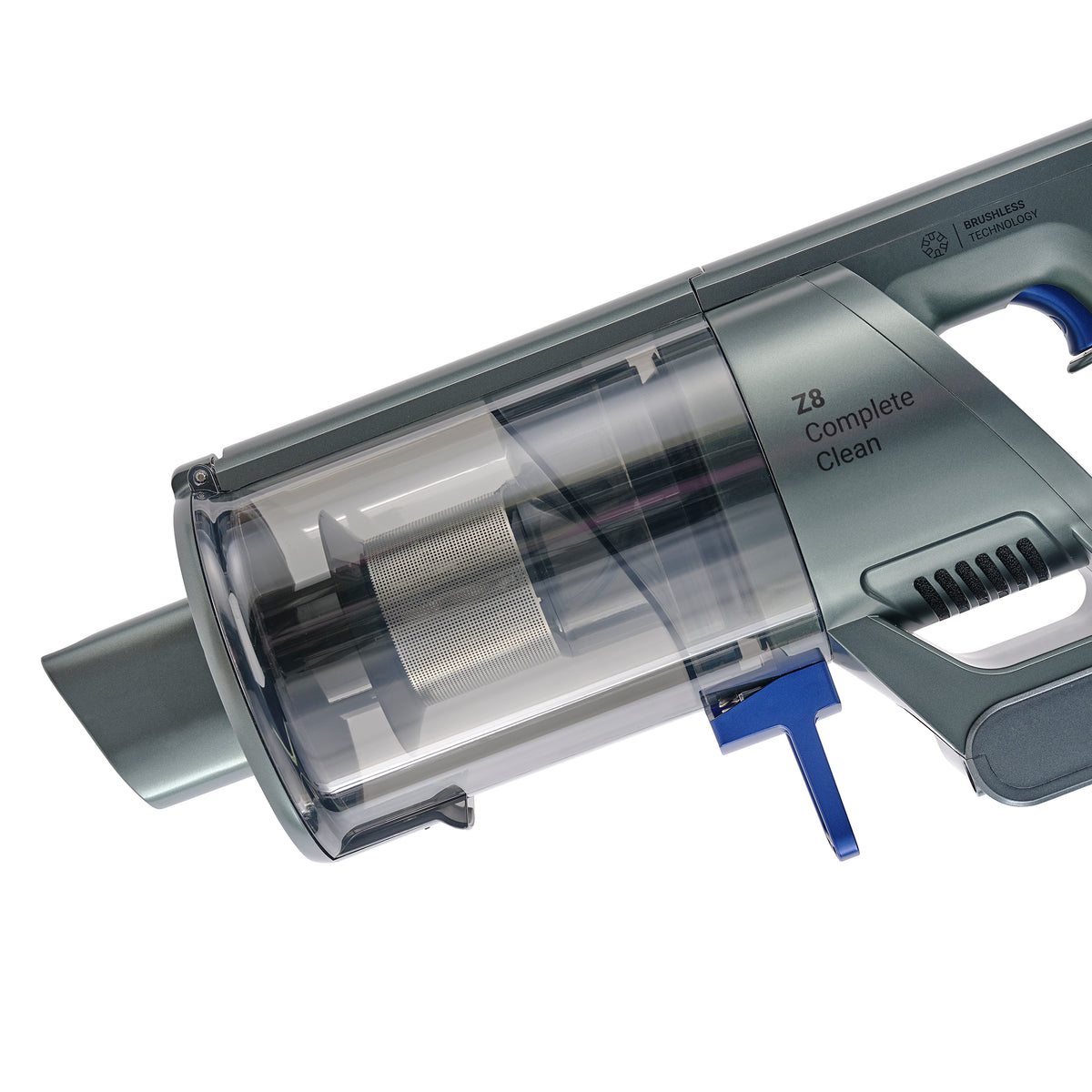 Zanussi 0.5L 3 in 1 Cordless Rechargeable Stick Vacuum Cleaner - Grey &amp; Blue (7608247025852)