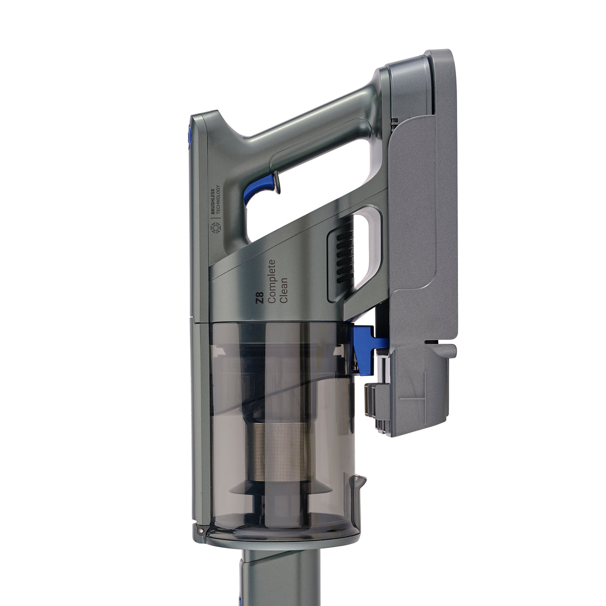 Zanussi 0.5L 3 in 1 Cordless Rechargeable Stick Vacuum Cleaner - Grey &amp; Blue (7608247025852)