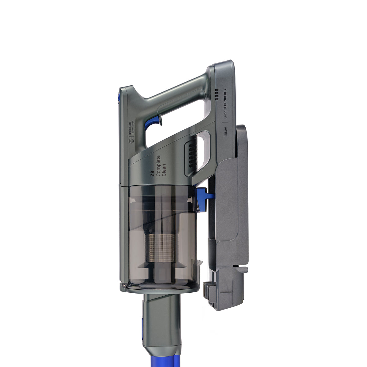 Zanussi 0.5L 3 in 1 Cordless Rechargeable Stick Vacuum Cleaner - Grey &amp; Blue (7608247025852)