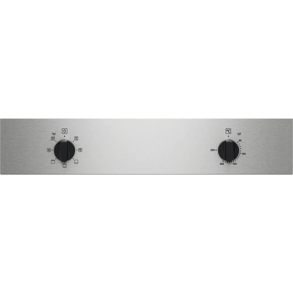 Zanussi 58L Built-In Electric Single Oven &amp; Ceramic Hob Package - Stainless Steel/Black | ZOHNC0X2 (7585366081724)