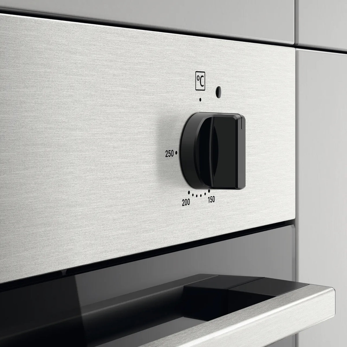Zanussi 58L Built-In Electric Single Oven &amp; Ceramic Hob Package - Stainless Steel/Black | ZOHNC0X2 (7585366081724)