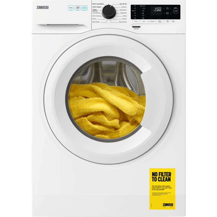 Zanussi 10KG 1400 Spin Freestanding Washing Machine - White | ZWF142E3PW from Zanussi - DID Electrical