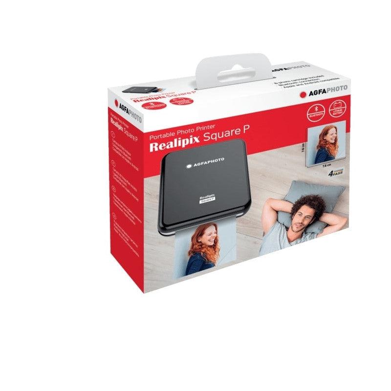 Agfa Realipix Square P Portable Photo Printer - Black | ASQP33BK (7530225238204)