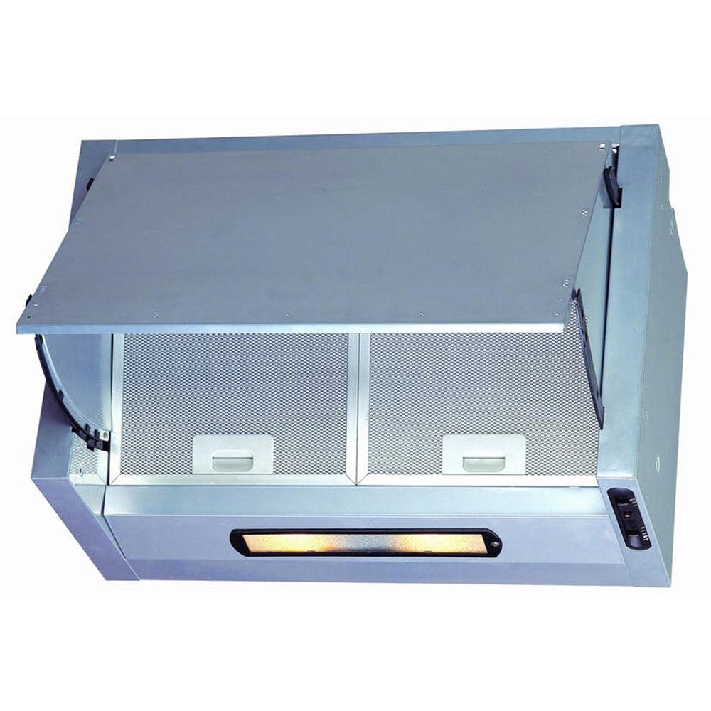 Airstream 60cm Integrated Chimney Cooker Hood - Grey | AIRPODF60ECO from DID Electrical - guaranteed Irish, guaranteed quality service. (6890802970812)