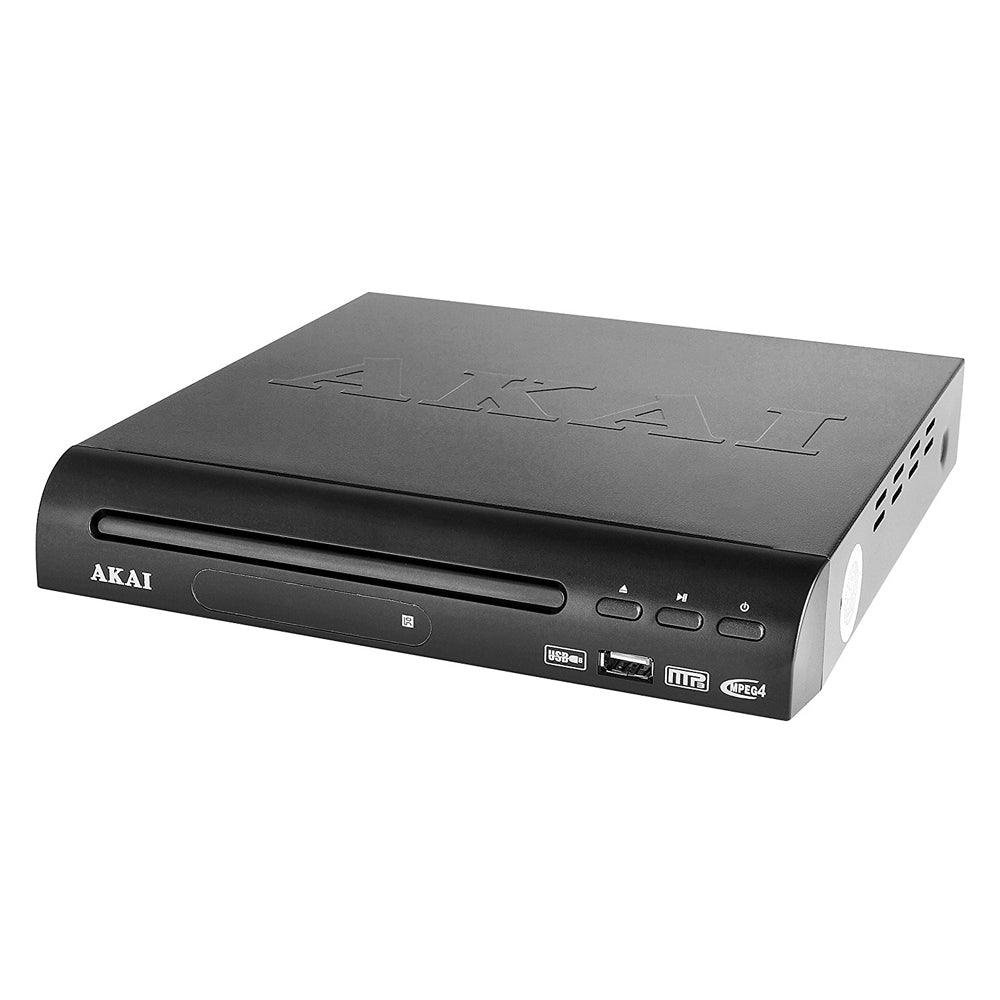 Akai Compact DVD Player with USB - Black | A51002 (7245578338492)